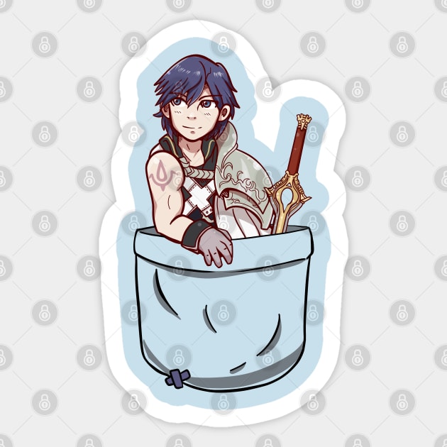 Pocket Chrom Sticker by TechraPockets